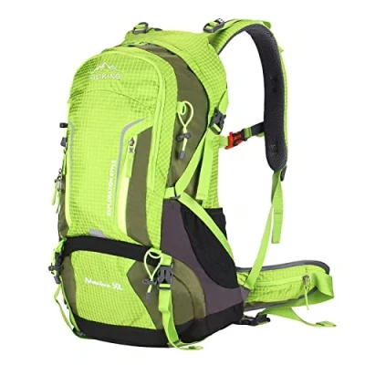 Image of Aoking,Hiking backpack,50 Liters,detachable airflow mesh board,waterproof,SOS whistle,with rain cover