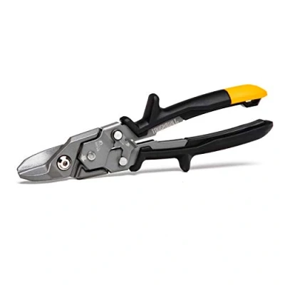 Image of ToughBuilt Bulldog Cut Aviation Snips One Handed Lock Operation (TB H4 60 B)