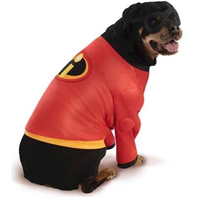Image of Rubie&#039;s Disney: Incredibles 2 Pet Costume Shirt and Mask, XXX Large