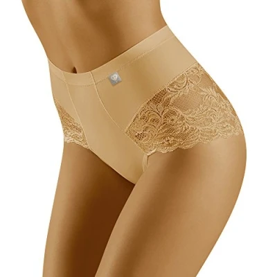 Image of Wolbar Women&#039;s Lace Briefs WB406, Beige,S