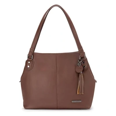 Image of Namaste Shoulder Bag, Polyvinyl Chloride, Brown, One Size
