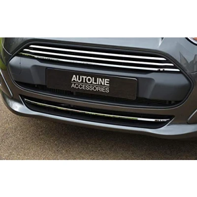 Image of Chrome Lower Front Grille Trim Covers To Fit Transit Connect (12+)