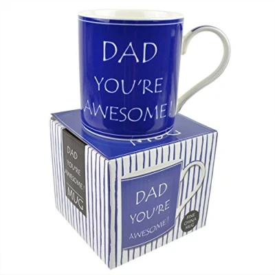 Image of DAD or Grandad You&#039;re Awesome Mug Cup by Leonardo Gift Boxed Fathers Day