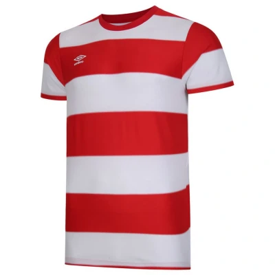 Image of Umbro Mens Triumph Jersey (Vermillion/White) Multicolour Size Large