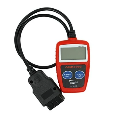 Image of Streetwize Multilingual OBDII Vehicle Diagnostic Code Reader OBD2 with Large Clear LCD Display Fault Clearer Emission Engine Management Includes Book (SWOB4)