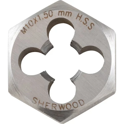 Image of Sherwood 10X1.50MM HSS Hexagon Die Nut