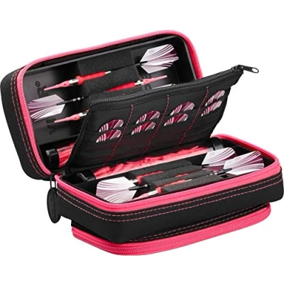 Image of Casemaster Plazma Pro Black and Trimed Dart Case with Phone Pocket