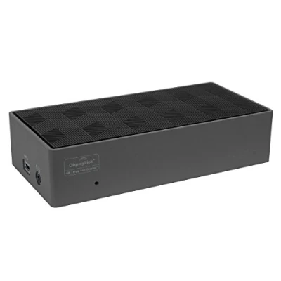 Image of Targus USB C Universal DV4K Docking Station with 100W Power, Black (DOCK190EUZ) (Renewed)