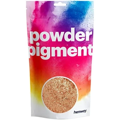 Image of Hemway Epoxy Dye Pigment Powder Colour Ultra Sparkle Metallic Pigments for Resin Polyurethane Copper 50g / 1.75oz