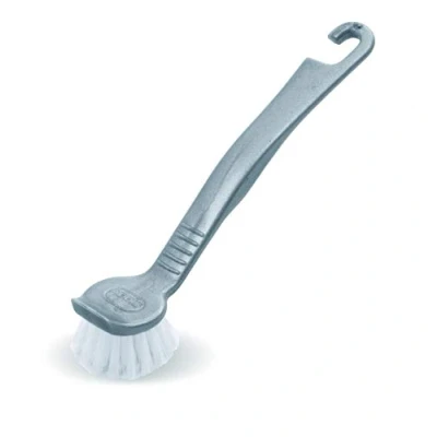 Image of Addis 510290 Round Pot Dish Brush, Metallic, 5 x 4 21 cm