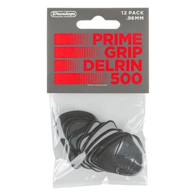 Image of Jim Dunlop 450P0.96 Prime Grip Delrin 500 Picks, Set of 12 Pieces