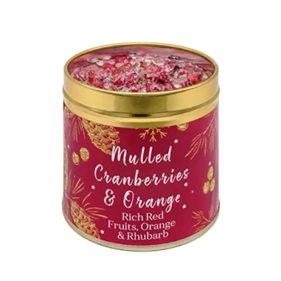 Image of Best Kept Secrets Mulled Cranberries &amp; Orange Elegance Tin Candle