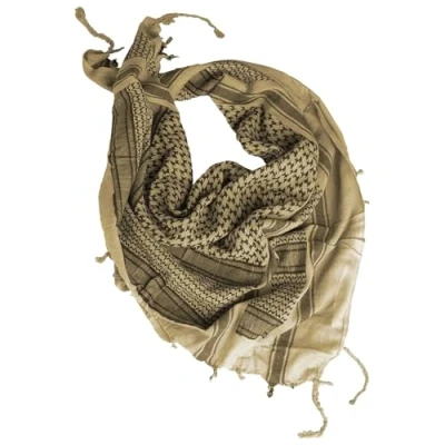 Image of DR Sicherheitssysteme Shemagh/Palestinian Neckscarf Khaki/Schwarz