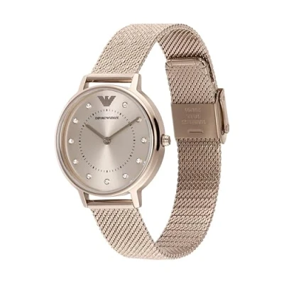 Image of Emporio Armani Watch rosegoldcoloured, Women&#039;s, Size: One Size, Rosegold coloured