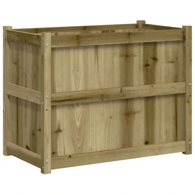 Image of vidaXL Garden Planter 90x50x70 cm Impregnated Wood Pine