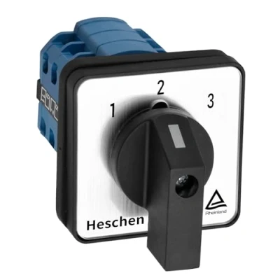 Image of Heschen Universal Rotary Cam Selector Changeover Switch SZW26 20/123.3 660V 20A 3 Position Phase 12 Terminals CE