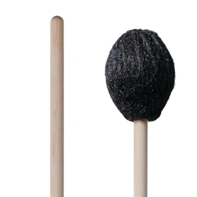 Image of Vic FIrth Corpsmaster® Series Marimba Mallets M183 Yarn Synthetic Core Hard Black
