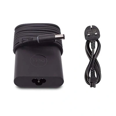 Image of Dell NEW GENUINE LATITUDE E7450 LAPTOP 65W AC ADAPTER CHARGER POWER SUPPLY WITH UK POER CORD Sold By Wikiparts