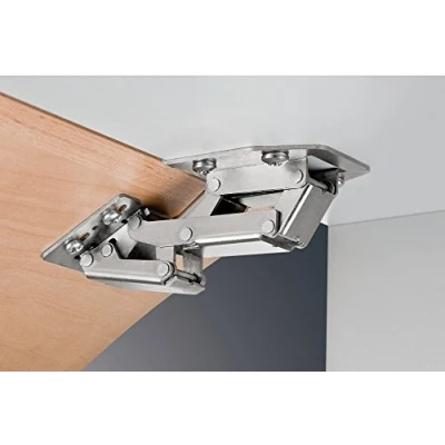 Image of 2 pcs x Soft Close Swing Up Flap Hinges Overlay Mounting Opening Angle 90 356.36.607