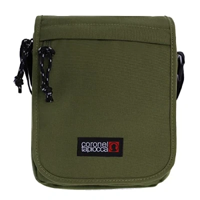 Image of Coronel Tapiocca Men&#039;s Urban Handbag Casual Shoulder Bag with Flap Pockets and Zipper, Khaki, Bandolera