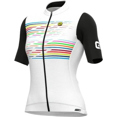 Image of Alé Cycling Women&#039;s PRS Logo Short Sleeve Jersey, White, M