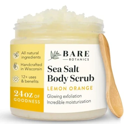 Image of Bare Botanics Body Scrub (Lemon Citrus)