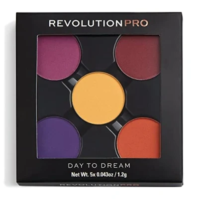 Image of Revolution Beauty London Pro, Refill, Eyeshadow Pack, Day to Dream, 5x1.2g