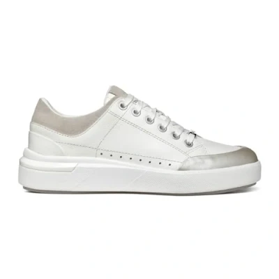 Image of Geox Women&#039;s D Dalyla A Sneaker, White Lt Grey, 2 UK