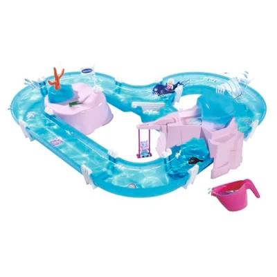Image of Aquaplay Mermain Waterplay Playset, Learn about the elements of water, currents and water flow, Mermaid theme, Outdoor garden toy for ages 3+
