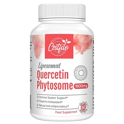 Image of Liposomal Quercetin Phytosome 1600mg Softgels, with Bromelain &amp; Vitamin C, 20X Higher Absorption, Supplement for Immune Helath, 60 softgels