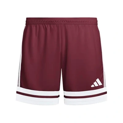 Image of adidas Unisex Kids SQUADRA25 Short Kids, Team Maroon 2/White, 9 10 Years