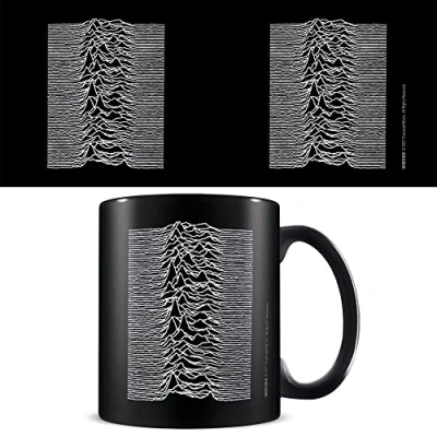 Image of Joy Division Unknown Pleasures Waveform Mug (One Size) (Black/White)