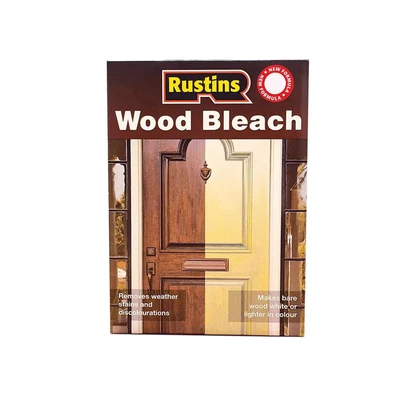Image of Rustins Wood Bleach Set (A &amp; B Solution 500ml) RUSWBS