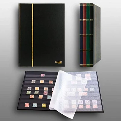 Image of Prophila stamp album (new) 16 black sides, cover