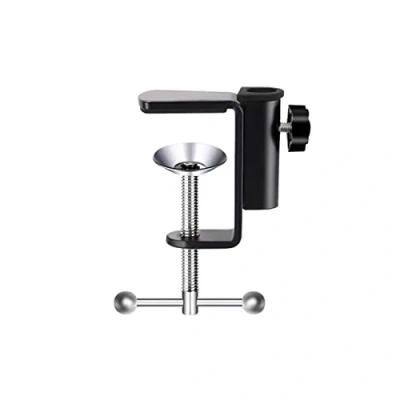 Image of C Shape Desk Table Mount Clamp Adjustable Microphone Stand Professional Boom for