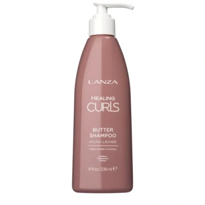 Image of L&#039;ANZA Healing Curls Butter Shampoo Curly Hair for a Creamy, Colour Safe Cleanse and Refreshed Paraben Sulphate Free (236ml)
