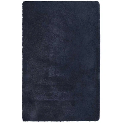 Image of vidaXL Shaggy Rug High Pile NAVARRA Navy 130x200 cm Polyester