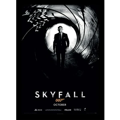Image of James Bond Skyfall Teaser A3 Framed Print