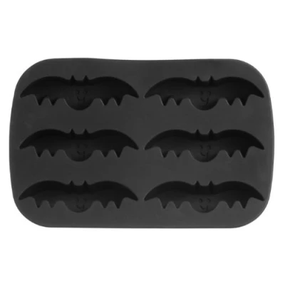 Image of Premier Housewares 6 Bat Cake Mould Tray Black