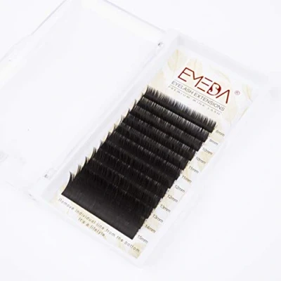 Image of EMEDA Individual lash extensions 0.07mm D Curl 8 15mm mix length 3D Russian False Eyelash For Make Up (D 0.07 mix)