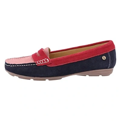 Image of Hush Puppies Women&#039;s Margot Multi Loafer, Red/Pink/Navy, 4 UK