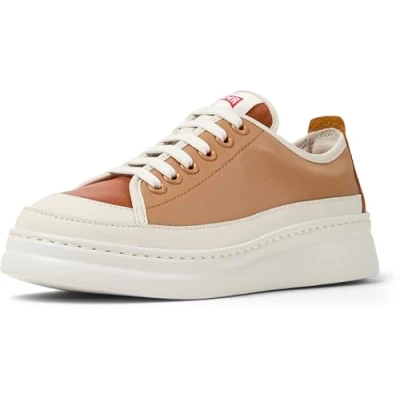 Image of Camper Twins Trainers, Women&#039;s, Size: 5, Weiß nackt Leather