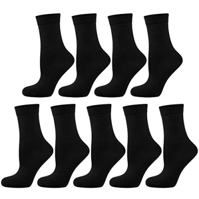 Image of Nur Die Women&#039;s Da.socke Ohne Gummi 9er Socks, Schwarz, 39 42 (Pack of 9)
