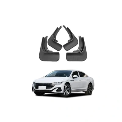 Image of YLOXFW Car Mud Flaps Mudguard Fender for VW CC Arteon 2019 2024 Front and Rear Mudflaps Splash Guards Heavy Duty Flares 4 PC Auto Accessories,Send 1 Wash Towel