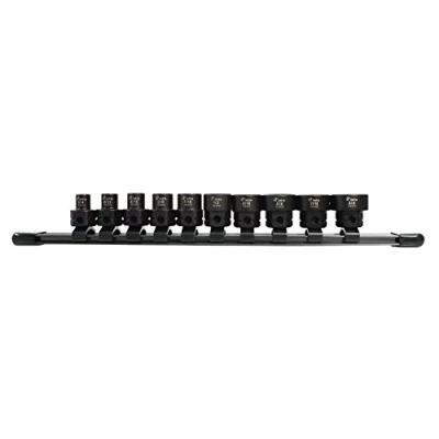 Image of Astro Pnematic 10Pc 3/8&quot; Drive Low Profile Nano Impact Sockets SAE (Model: 78310)