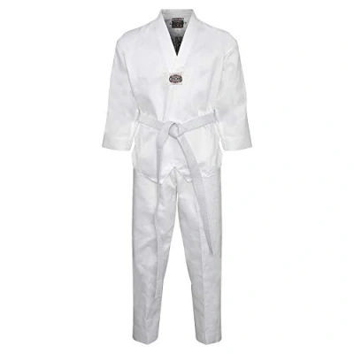 Image of Playwell Elite World Taekwondo Style Korean Diamond Uniform W/Full Back Embrodiery (5/180cm)