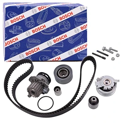 Image of Bosch 31274840 1987946920 Original Timing Belt Set Including Water Pump, Black