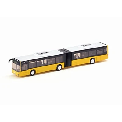 Image of siku 3736, Articulated Bus, 1:50, Metal/Plastic, Yellow, Rubber tyres, Functional doors