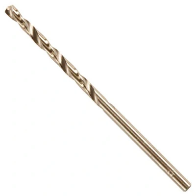 Image of BOSCH CO2135B 1 Piece 1/8 In. x 2 3/4 Cobalt M42 Metal Drill Bit with Three Flat Shank for Drilling Applications in Stainless Steel, Cast Iron, Titanium, Light Gauge Metal, Aluminum