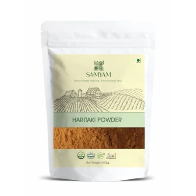 Image of SAMYAM Haritaki Powder 500g Pack Ayurvedic Supplement for Digestion Support